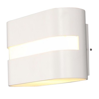 2 year warranty 220 volt 6w white decorative hotel led wall lighting / wall lamps