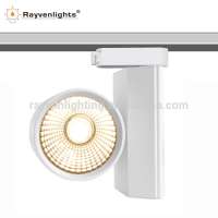 SAA TUV CE Commercial LED Track Lighting 30W COB LED Track Light